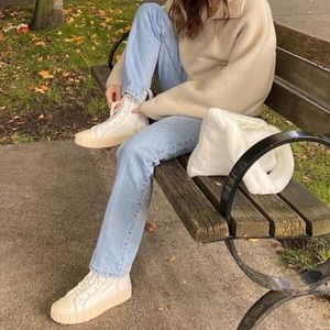Zara high top sneakers